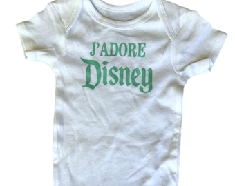 SALE! Jadore Disney, Baby Onesie, Disneyland, Disneyworld, Paris, Disney Vacation, Baby Clothing, Disney Baby
