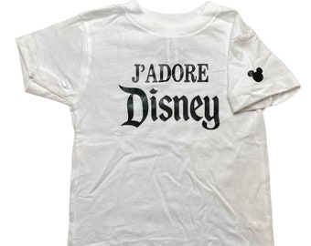 SALE! Jadore Disney, Baby White T-Shirt, Disneyland, Disneyworld, Paris, Disney Vacation, Baby Clothing, Disney Baby, Mickey Mouse, Toddler