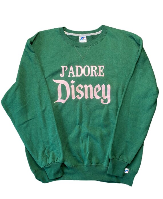 J'aore Disney Crewneck Sweatshirt - Etsy