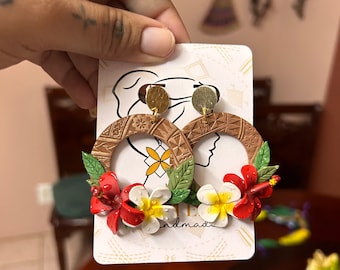 Tropical Wreath Earrings