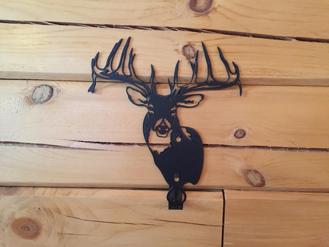 Wildlife Deer Hook/hanger / American Made / Home Decor / Cabin Etsy