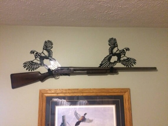 Wildlife Pheasant Hook Hangers American Made Home Decor Cabin Decor Home Lodge Antique Gun Hanger