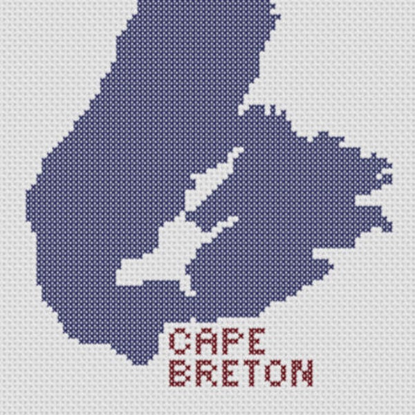 Cape Breton Cross Stitch Pattern - TÉLÉCHARGEMENT INSTANTANÉ - #17-05-GEO