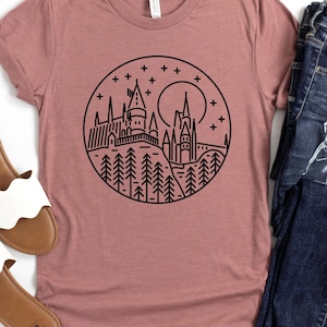Vacation Shirt Unisex, Castle Shirt, Nerd Shirt, Geek Shirt, Fantasy Shirt, Book Worm Shirt, Gift for Nerd, Wizard Shirt