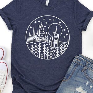 Vacation Shirt Unisex, Castle Shirt, Nerd Shirt, Fantasy Shirt, Geek Shirt, Gift for Nerd, Nerd Gift, Book Worm Shirt, Wizard Shirt