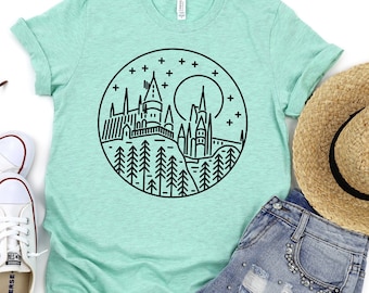 Vacation Shirt Unisex, Castle Shirt, Nerd Shirt, Geek Shirt, Fantasy Shirt, Book Worm Shirt, Gift for Nerd, Wizard Shirt