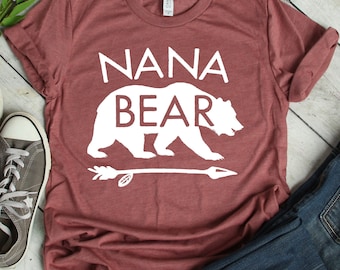 Nana Bear Shirt, Nana Shirt, Nana T Shirt, Nana Gift, Gift For Nana, Bear Family Shirts, Grandma Bear, Grandma Shirt, Mothers Day