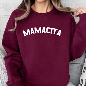 Mamacita Sweatshirt, Mamacita Shirt, Mom Sweatshirt, Latin Mom, Mom Gift, Gift For Mom, Mom Sweater image 1