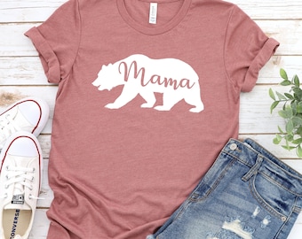 Mama Bear Shirt Unisex, Bear Family Shirts, Mama Bear T Shirt, Mom T-Shirt, Mothers Day, Mom Birthday, Mom Outfit