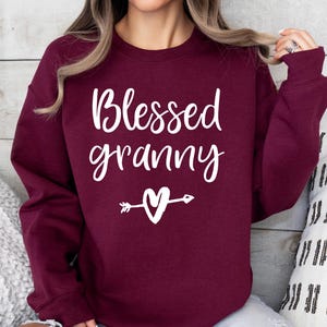 Grandma Sweatshirt Unisex, Blessed Granny Sweatshirt, Grandma Sweatshirt, Granny Shirt, Grandma Shirt, Gift for Grandma