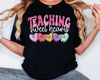 Teacher Shirt for Valentines Day, Valentines Day Teacher Tshirt, Teacher Tees, Teacher Gift, School Teacher Tees, 1st Grade, Kindergarten