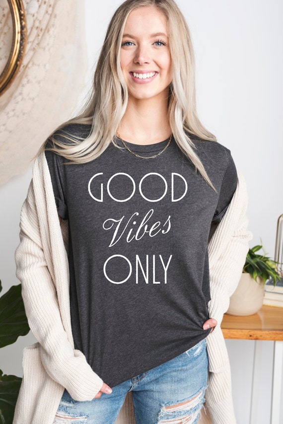 Good Vibes Only Shirt Unisex, Good Vibes Shirt, Yoga Shirt, Yoga Clothes, Positivity, Law of Attraction, Be Kind