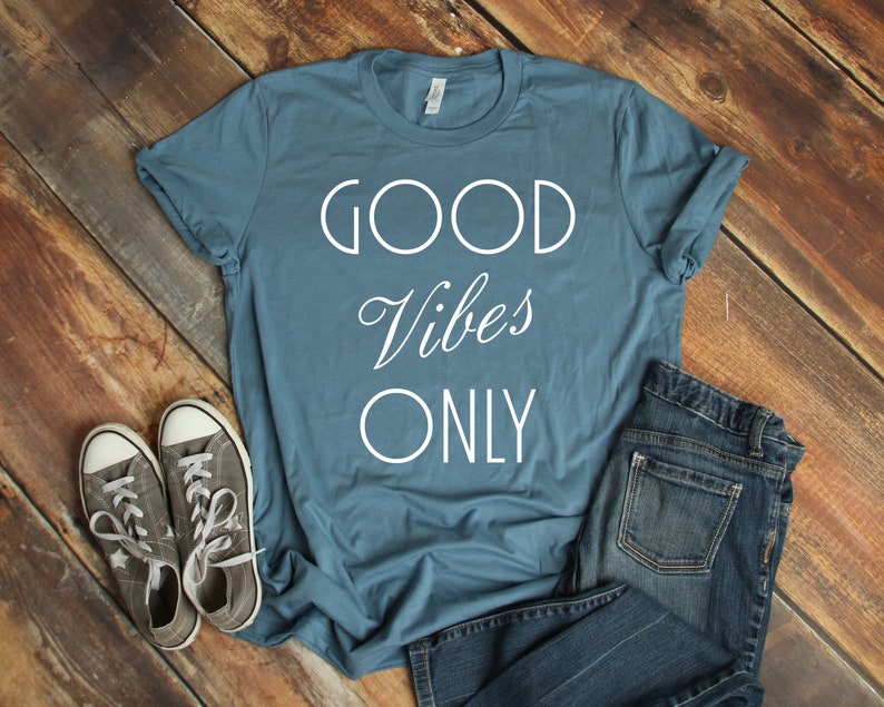 Good Vibes Only Shirt Unisex, Good Vibes Shirt, Yoga Shirt, Yoga Clothes, Positivity, Law of Attraction, Be Kind image 3