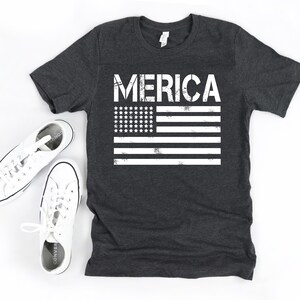 Merica Shirt Unisex, Merica T Shirt, Merica Tee, God Bless America, Vintage Shirt, Trendy Tees, Merica Top imagem 3