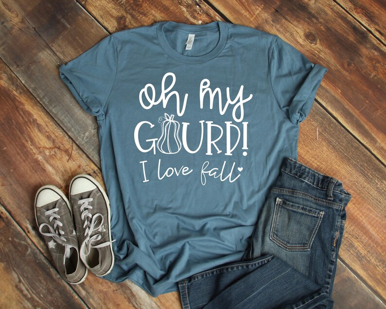 Fall T Shirt Unisex, Oh My Gourd I Love Fall Shirt, Fall Tees, Fall Shirt, Pumpkin Shirt, Pumpkin Everything, Fall Tshirts For Woman immagine 3