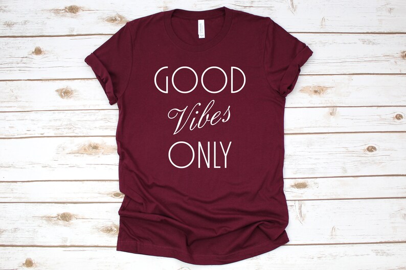 Good Vibes Only Shirt Unisex, Good Vibes Shirt, Yoga Shirt, Yoga Clothes, Positivity, Law of Attraction, Be Kind image 4