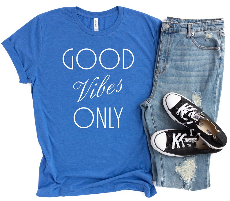 Good Vibes Only Shirt Unisex, Good Vibes Shirt, Yoga Shirt, Yoga Clothes, Positivity, Law of Attraction, Be Kind image 7