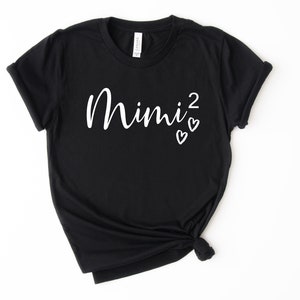 Mimi Squared Shirt Unisex, Mimi Shirt, Mimi Twice, Mimi Again, Grandma Again, Mimi Times 2, Mimi Tees, Mimi Gift, Gift for Mimi image 2
