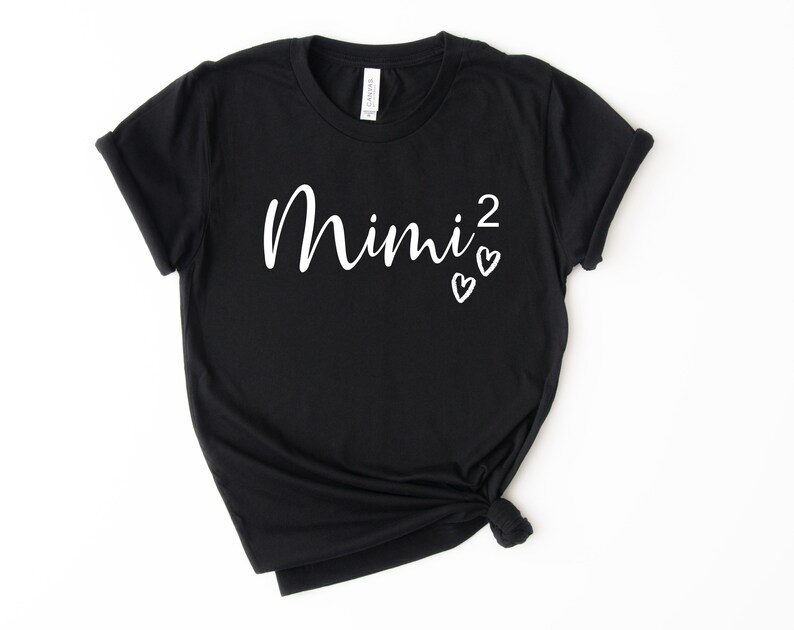 Mimi Squared Shirt Unisex, Mimi Shirt, Mimi Twice, Mimi Again, Grandma Again, Mimi Times 2, Mimi Tees, Mimi Gift, Gift for Mimi image 2