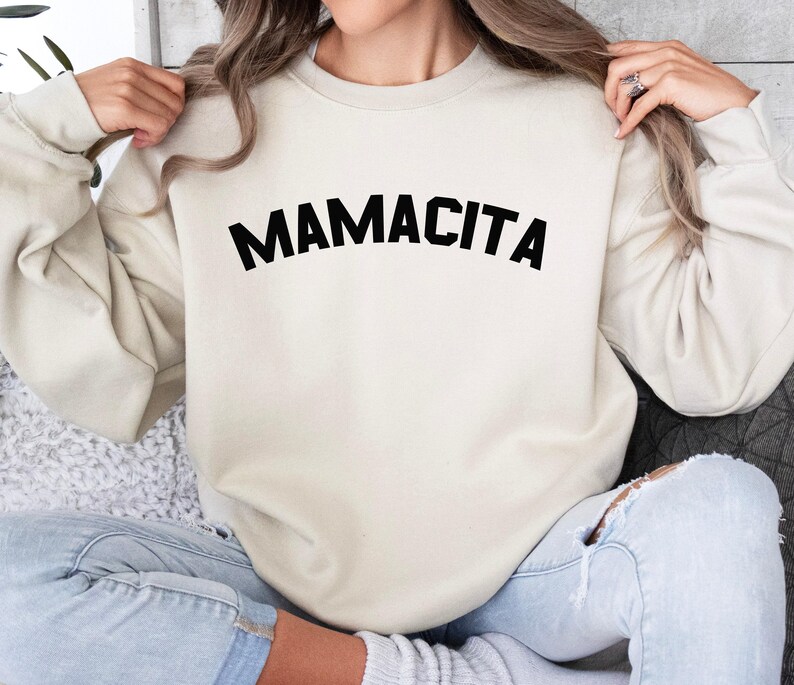 Mamacita Sweatshirt, Mamacita Shirt, Mom Sweatshirt, Latin Mom, Mom Gift, Gift For Mom, Mom Sweater image 3
