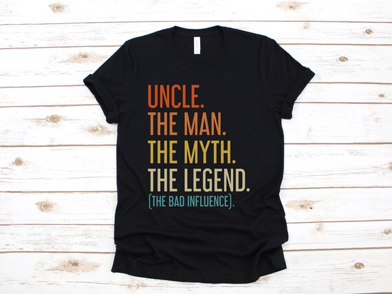 Vintage Funcle The Man The Myth The Bad Influence Gifts T-Shirt Vintage Funcle The Man The Myth The Bad Influence Gifts T-Shirt