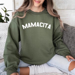 Mamacita Sweatshirt, Mamacita Shirt, Mom Sweatshirt, Latin Mom, Mom Gift, Gift For Mom, Mom Sweater image 5