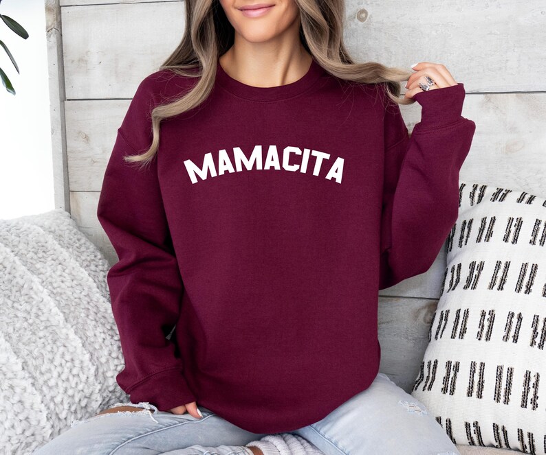 Mamacita Sweatshirt, Mamacita Shirt, Mom Sweatshirt, Latin Mom, Mom Gift, Gift For Mom, Mom Sweater image 1