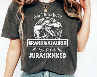 Grandma Shirt Comfort Colors, Grandmasaurus Shirt, Dinosaur Grandma Tee, Grandma T Shirt, Dino Grandma Birthday Shirt, Mothers Day Gift