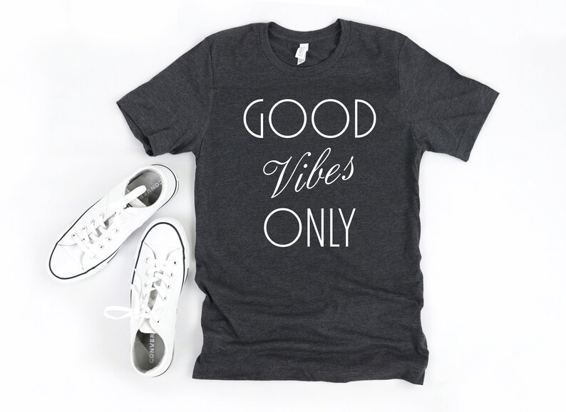 Good Vibes Only Shirt Unisex, Good Vibes Shirt, Yoga Shirt, Yoga Clothes, Positivity, Law of Attraction, Be Kind image 6