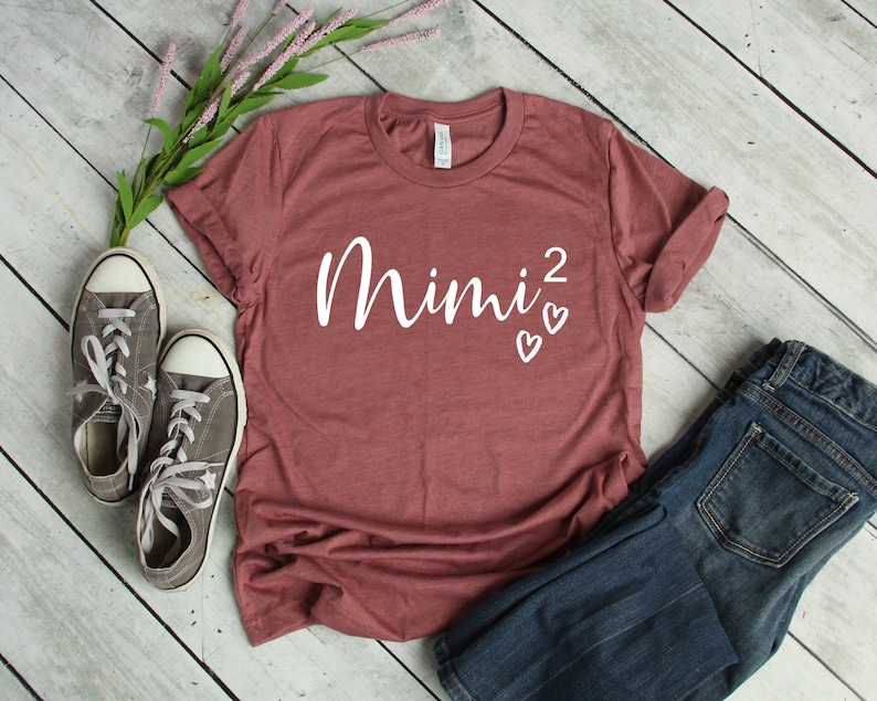 Mimi Squared Shirt Unisex, Mimi Shirt, Mimi Twice, Mimi Again, Grandma Again, Mimi Times 2, Mimi Tees, Mimi Gift, Gift for Mimi image 1