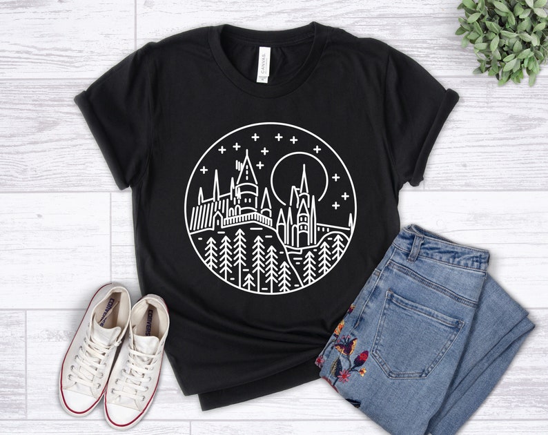 Vacation Shirt Unisex, Castle Shirt, Nerd Shirt, Fantasy Shirt, Geek Shirt, Gift for Nerd, Nerd Gift, Book Worm Shirt, Wizard Shirt image 2