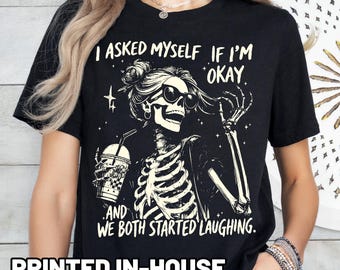 Funny Halloween Shirt, Sarctastic Skeleton Shirt, Spooky Season Tee, Funny Halloween Party Shirt, Halloween Lover Gift