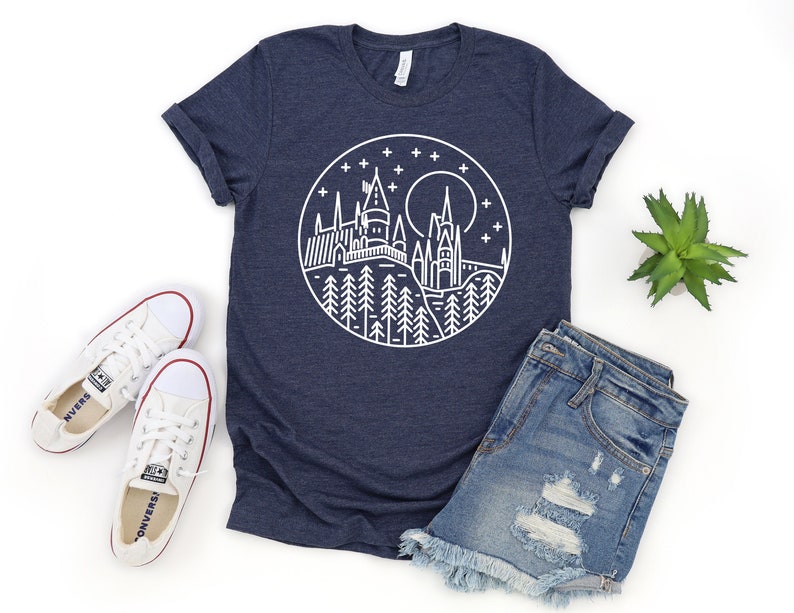 Vacation Shirt Unisex, Castle Shirt, Nerd Shirt, Fantasy Shirt, Geek Shirt, Gift for Nerd, Nerd Gift, Book Worm Shirt, Wizard Shirt image 1
