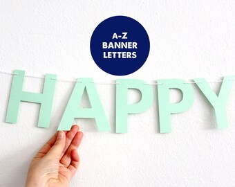 A Z Alphabet Banner Etsy