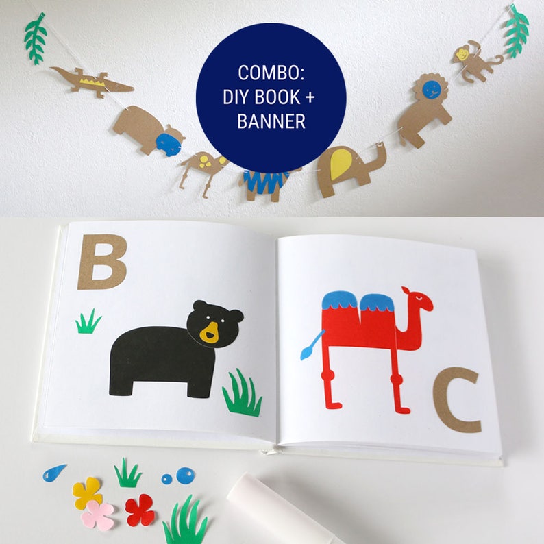 Baby's First Alphabet Book DIY ABC Book Activity and Etsy
