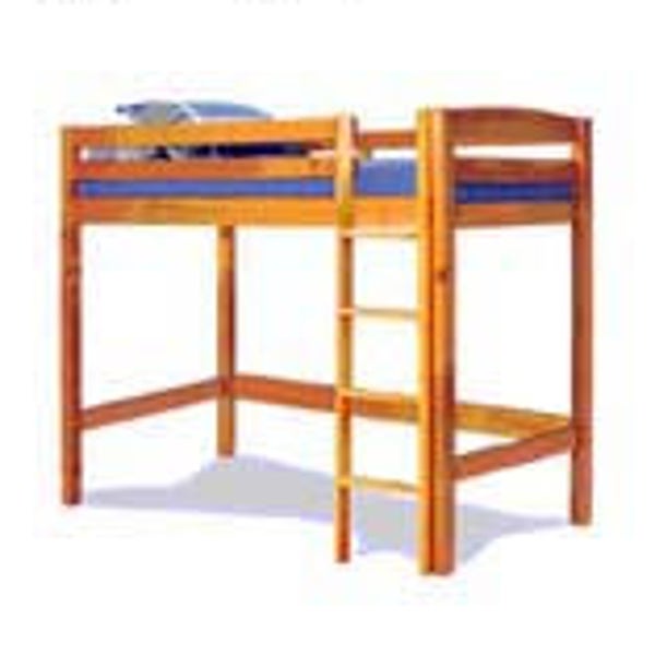 Twin Loft Bunk Bed Woodworking Plans (Instructions) Design #1203, Detail Drawings and Step-by- Step Instructions Included