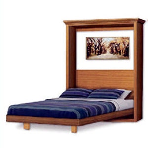 Craftsman Queen Vertical Hiden Wall Bed (Murphy) Woodworking Plans, 2QVWB