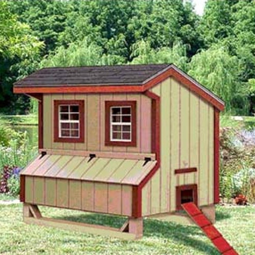 5'x6' Gable Chicken Coop / Duck House Blueprints Etsy