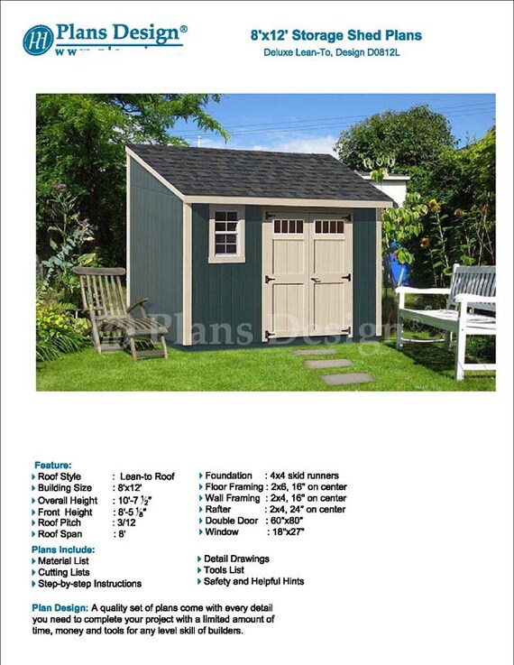 8x12 Shed On Skids Plans