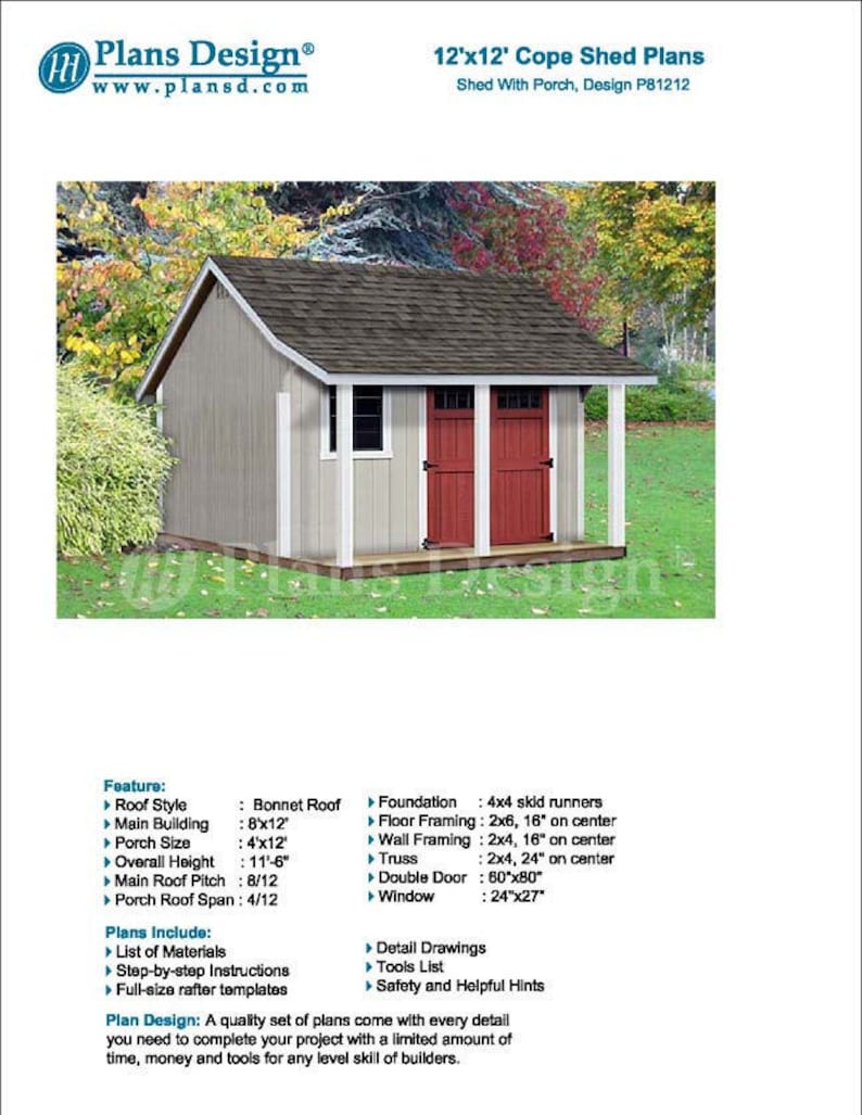 10 X 12 Gable Shed Plans 2020 Leroyzimmermancom