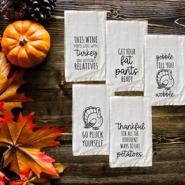 Thanksgiving Funny Towels