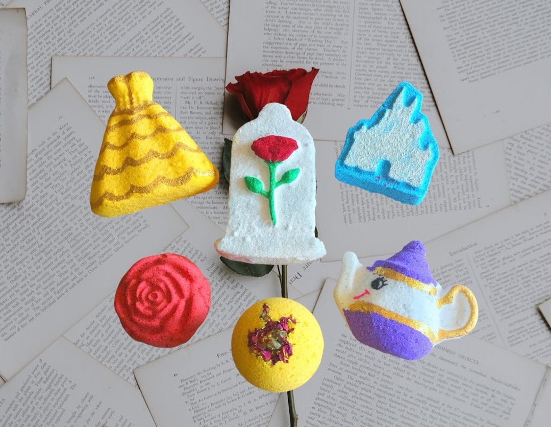 Beauty and the Beast Bath Bombs. Pretty Bath Bomb. Princess Etsy