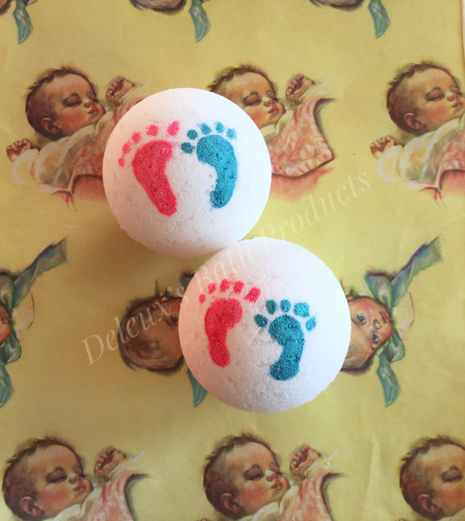 Gender Reveal Bath Bombs. Pink Bath Bomb. Blue Bath Bomb. Etsy