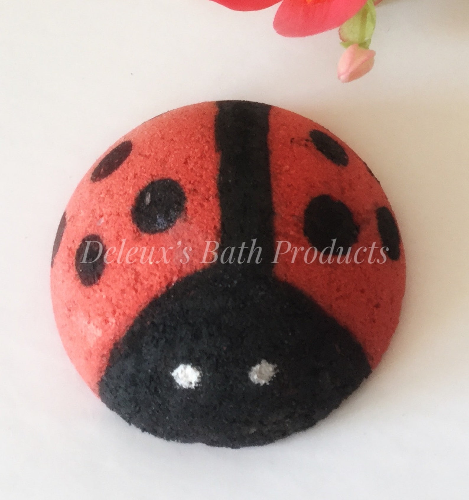 Ladybug Bath Bomb. Bug Bath Bomb. Insect Theme. Handpainted. Etsy