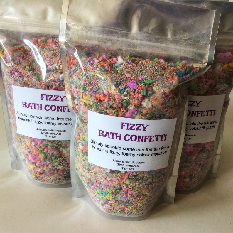 Confetti Bath Bomb. Bath Bomb Dust. Fizzy Bath Confetti. Bath Etsy