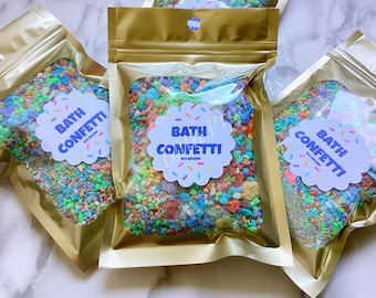 Confetti Bath Bomb. Bath Bomb Dust. Fizzy Bath Confetti. Bath Time Fun. Gift for Her. Fun Gift. Birthday Gift. Colourful Bath Powder. 100g