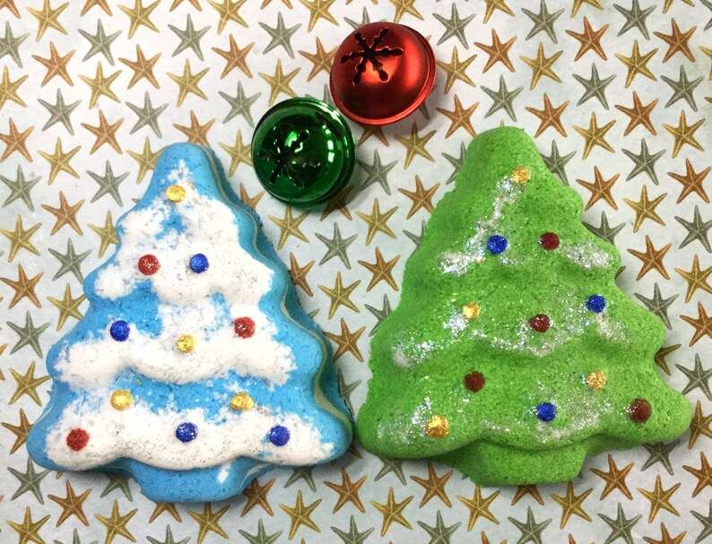 Christmas Tree Bath Bombs. Stocking Stuffer. Christmas Bath Etsy Canada