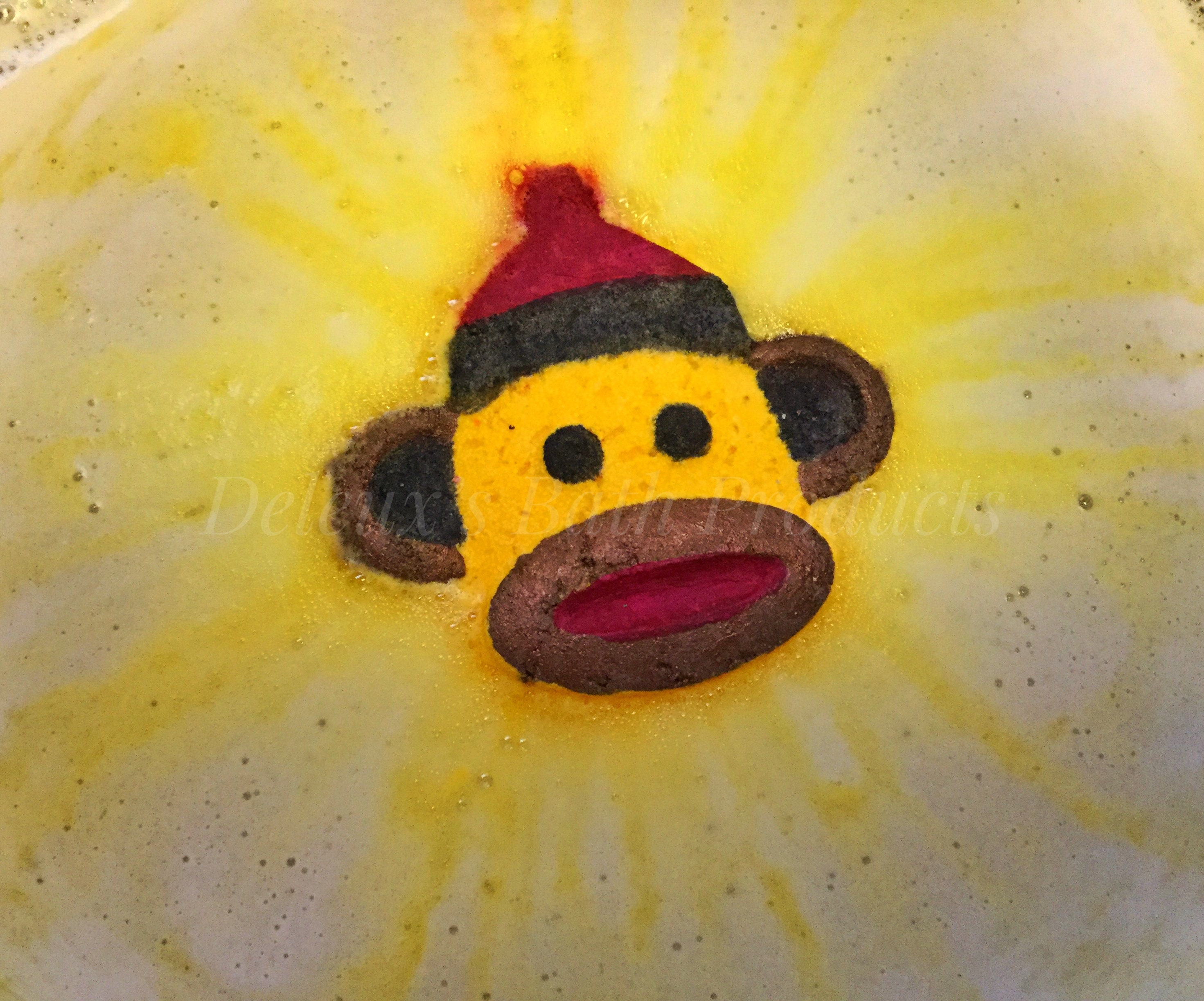 Monkey Bath Bomb. Sock Monkey Bath Bomb. Monkey Bath Fizzie. - Etsy