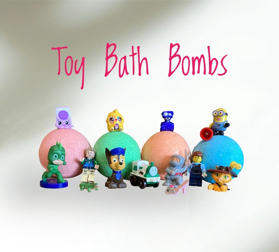 Toy Bath Bombs. Pick Your Toy Bath Bomb. Gift for Fans. Toy Inside Bath ...