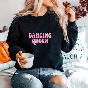 Dancing Queen 70s band Sweatshirt Tour Jumper Concert Fan Mum friend gift song Sweater Size S-XXL